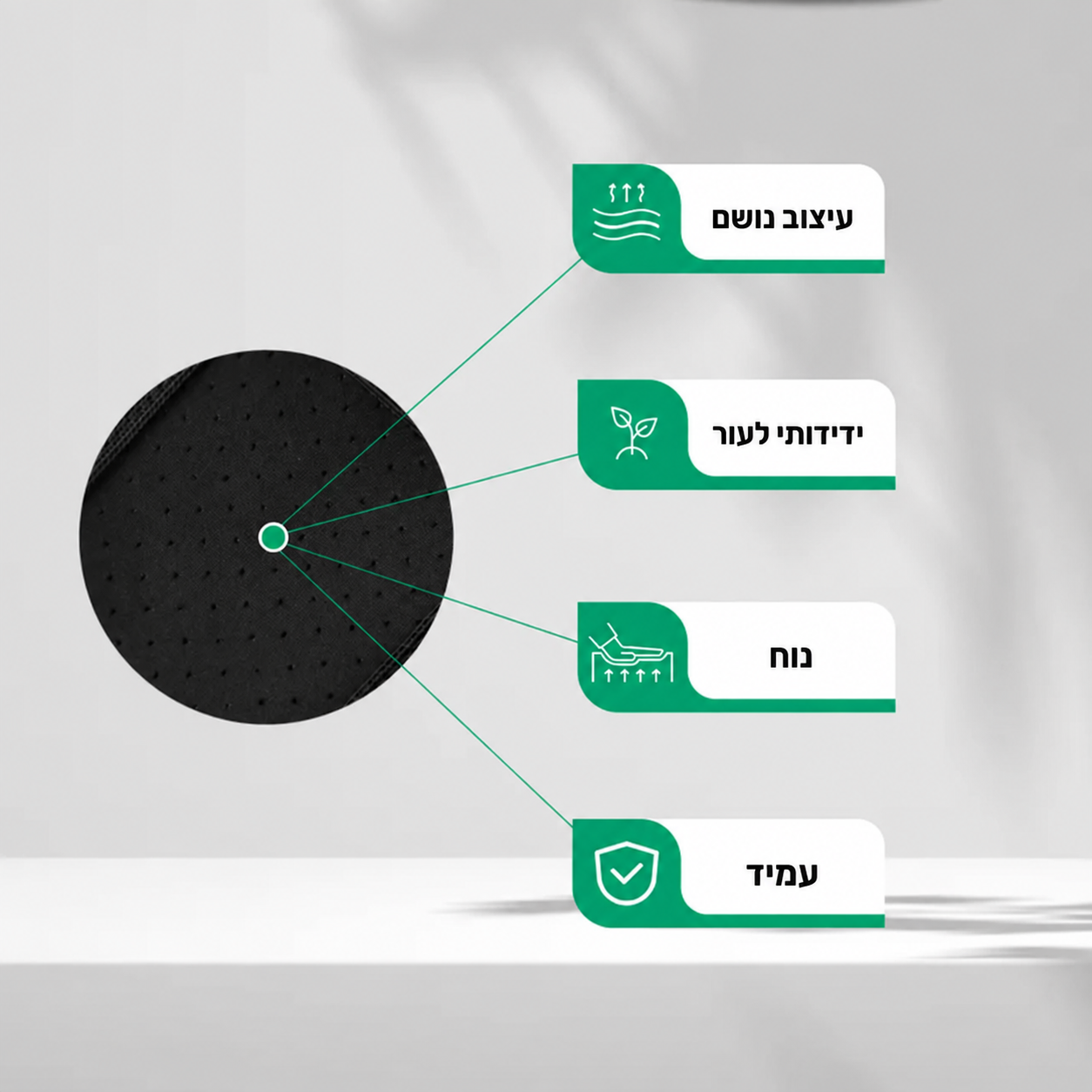 Shifaa™ חגורת גב אורטופדית – שחרור מכאבי גב ושיפור היציבה