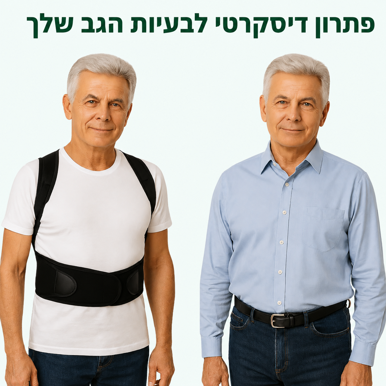 Shifaa™ חגורת גב אורטופדית – שחרור מכאבי גב ושיפור היציבה