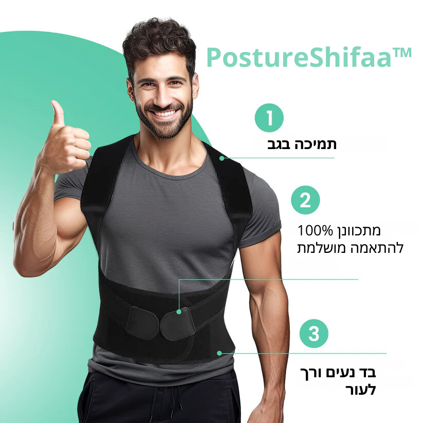 PosturePro™ – לבריאות הגב שלך