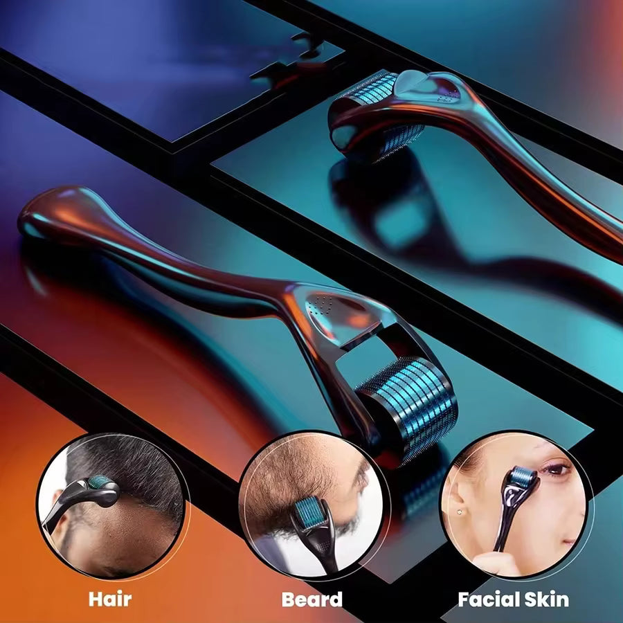 רולר דרמה טיטניום 540 מחטים לצמיחת שיער וטיפוח העור