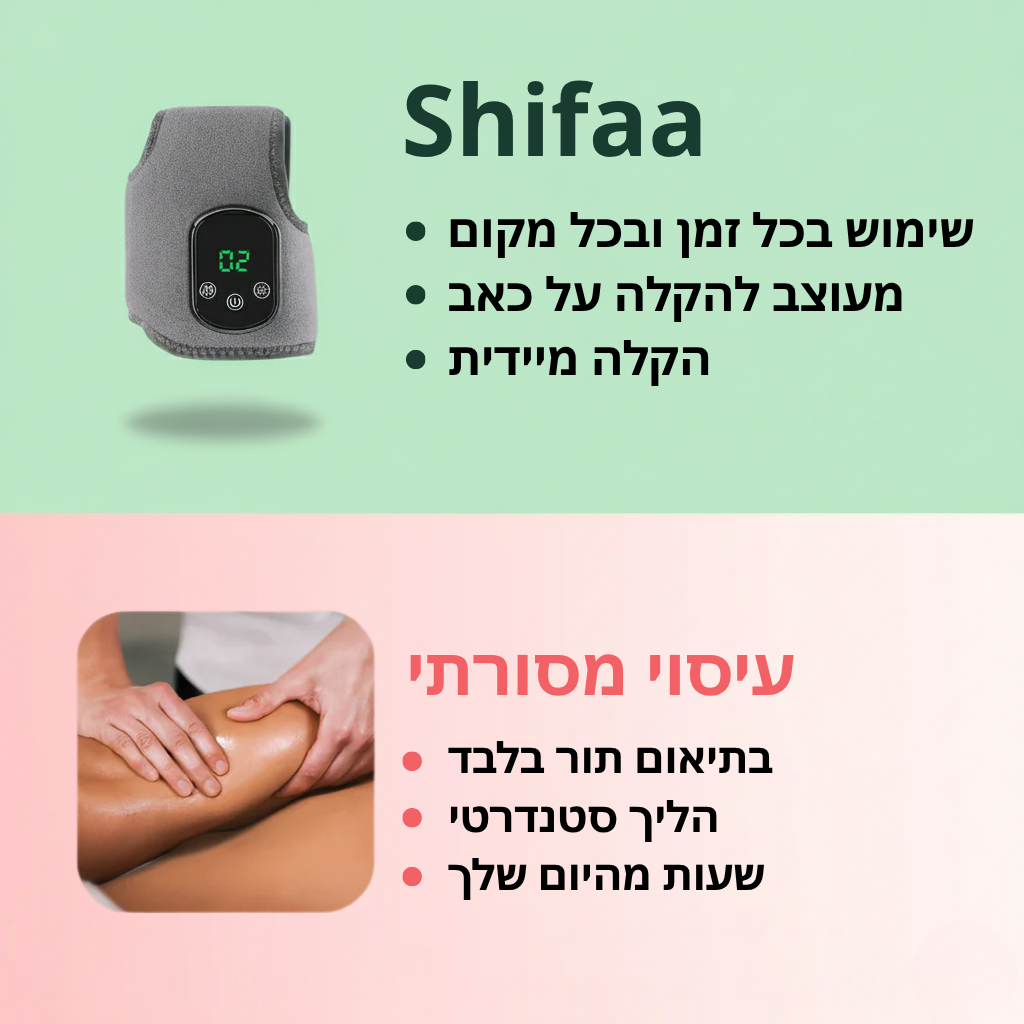 Shifaa™ פוטרלקס – מסאג' חכם לרגליים